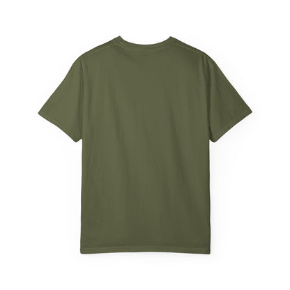 Cute French Bulldog Coffee T-Shirt - Unisex Garment-Dyed Tee