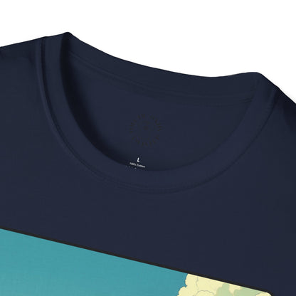 My Game Unisex Softstyle T-Shirt - Retro Golf Graphic Tee, golf, ocean,sport