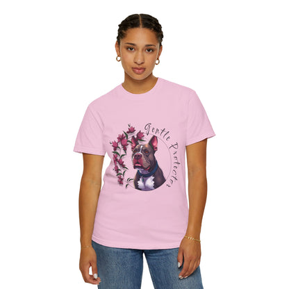 Gentle Protector Dog T-Shirt, Animal Lover Gift, Pet Memorial Tee, Casual Wear, Gift for Dog Owners, Nature T-Shirt