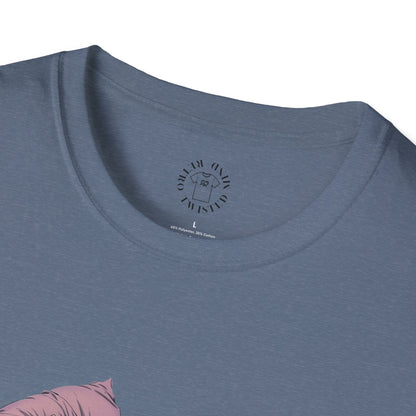 Follow your dream,Go Back to Bed Unisex Softstyle T-Shirt - Sleepy Vibe Tee,
