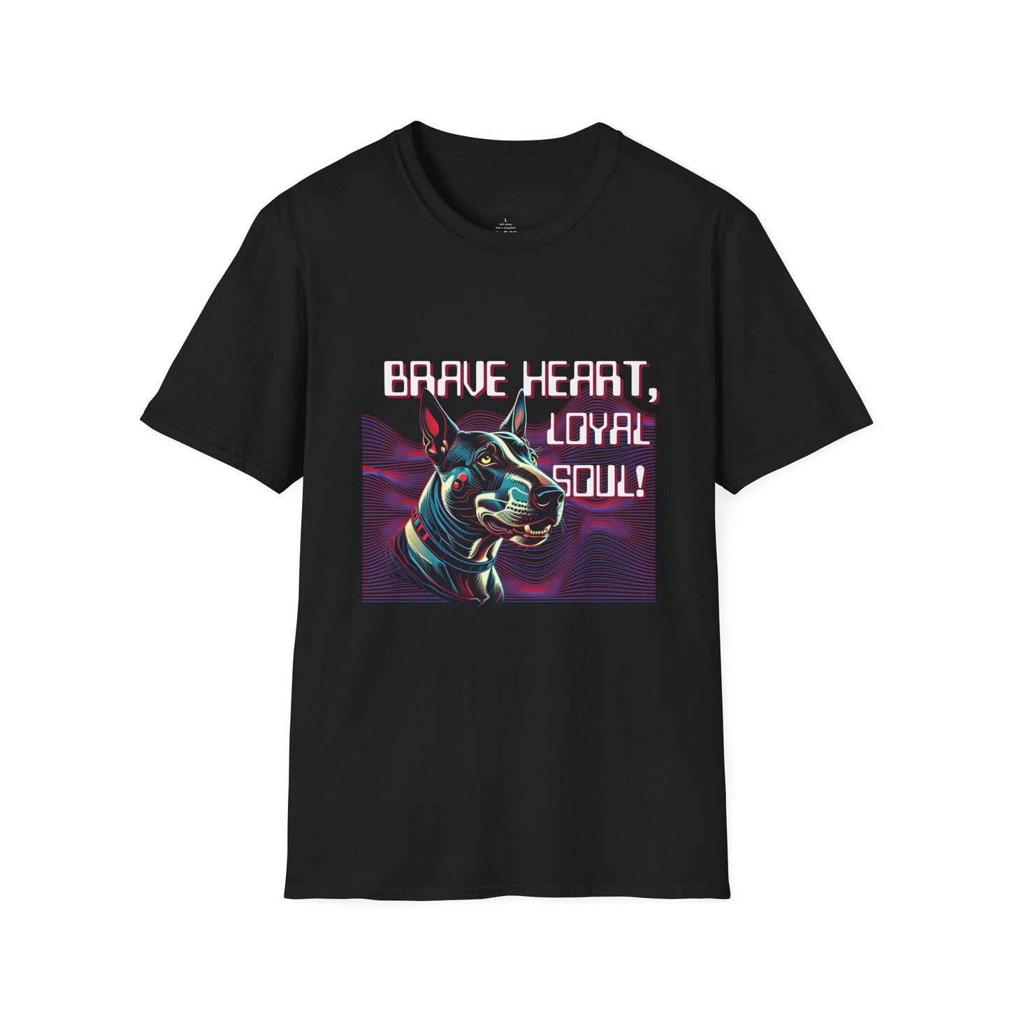 Brave Heart Loyal Soul Unisex T-Shirt - Inspirational Dog Lover Tee