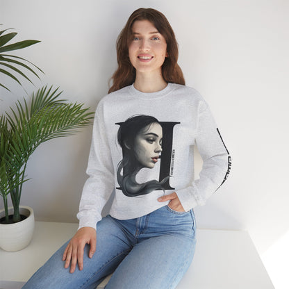 Letter H, Stylish Artistic Sweatshirt, Trendy Crewneck, Graphic Sweater, Cozy Unisex Top, Unique Gift for Art Lovers, Everyday Comfort