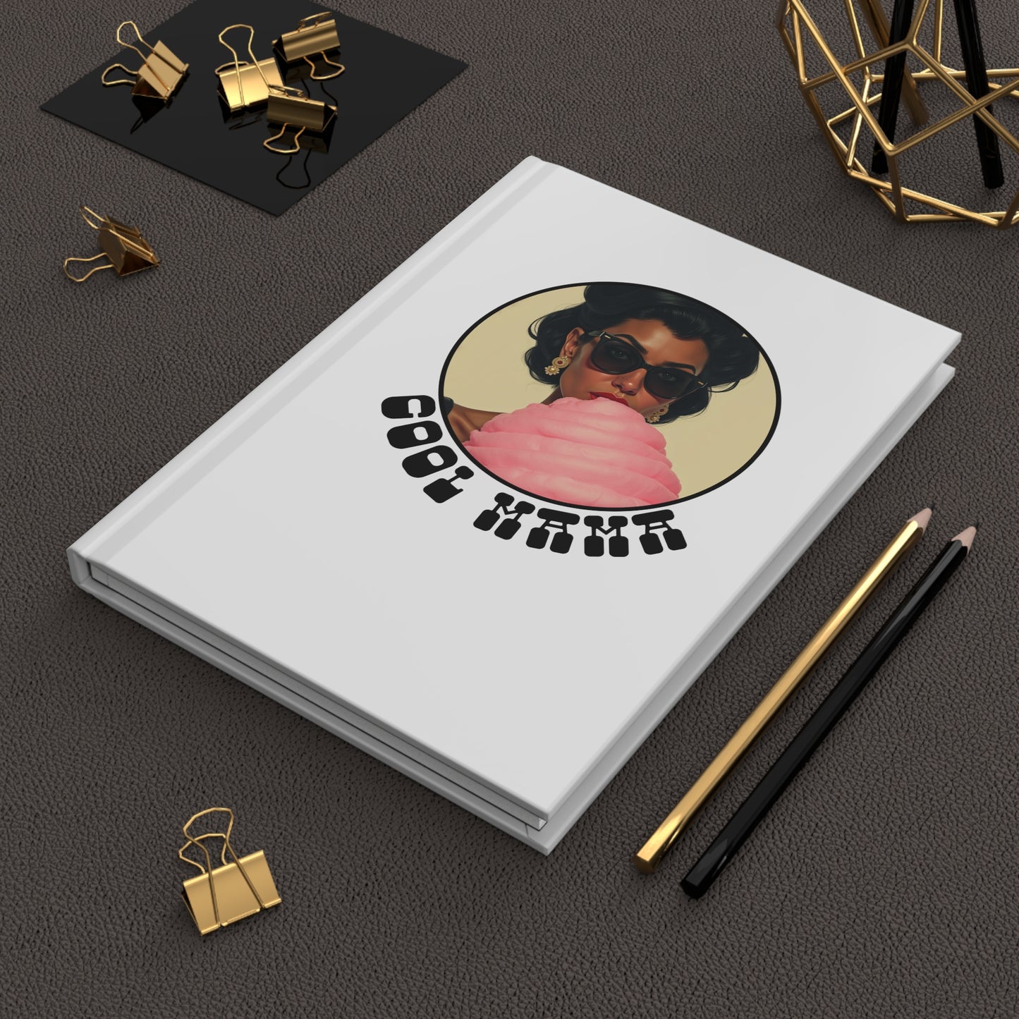 Retro Cool Vibes Journal, Vintage Aesthetic Notebook for Creatives, Cotton Candy Theme, Gift for Artists, Writing, and Sketching