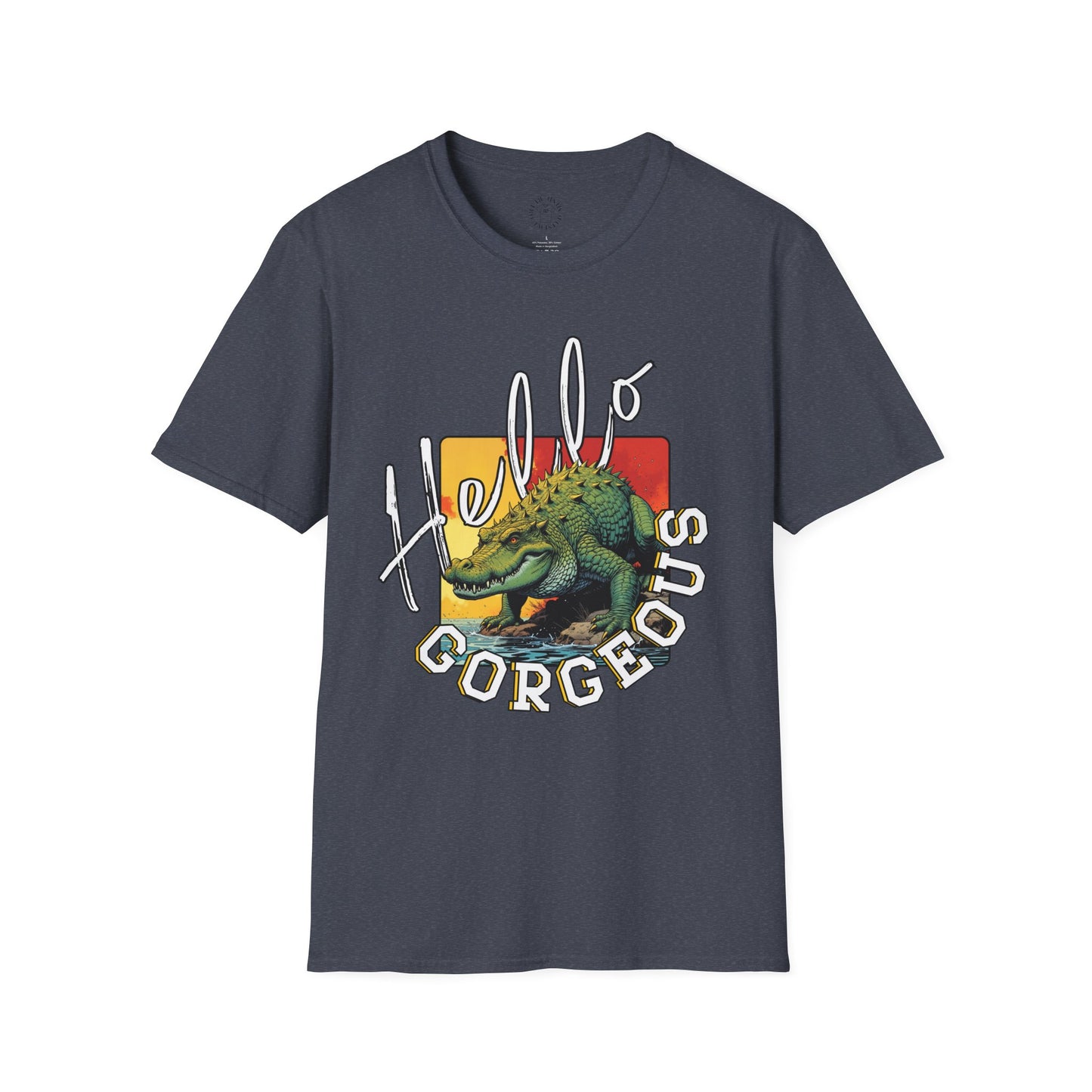 Hello Gorgeous Unisex Softstyle T-Shirt – Fun and Casual Graphic Tee,florida,gator,