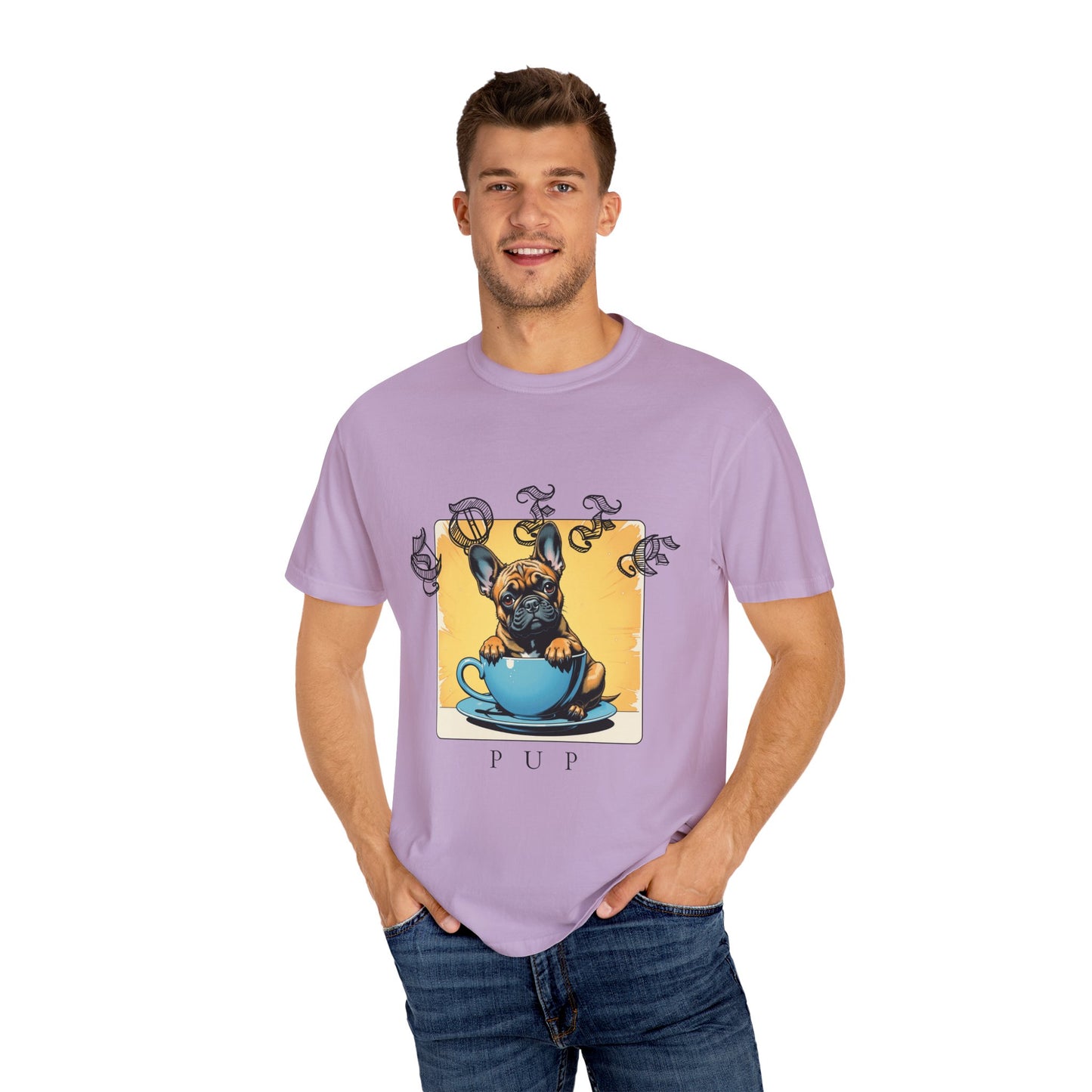 Playful Pup Unisex Garment-Dyed T-Shirt