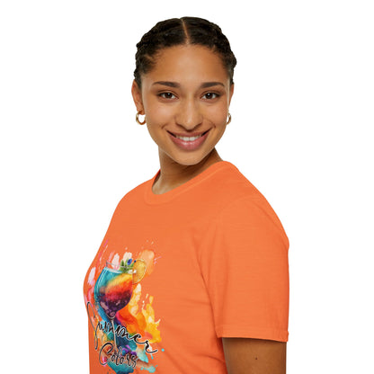 Colorful Artistic T-Shirt with Inspirational Design, Unisex Softstyle Tee, Gift for Art Lovers, Casual Wear, Birthday Gift Idea