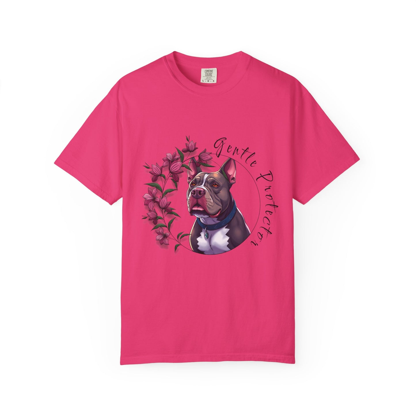 Gentle Protector Dog T-Shirt, Animal Lover Gift, Pet Memorial Tee, Casual Wear, Gift for Dog Owners, Nature T-Shirt