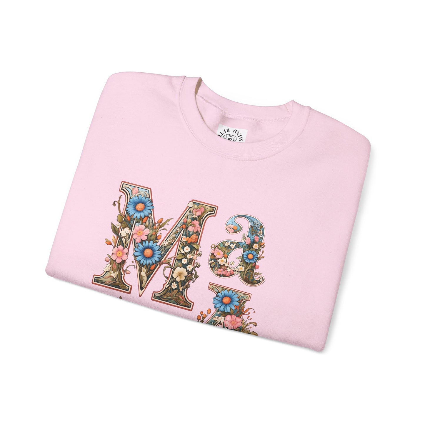 Unisex Heavy Blend™ Crewneck Sweatshirt,mother day gift, mama ,flower