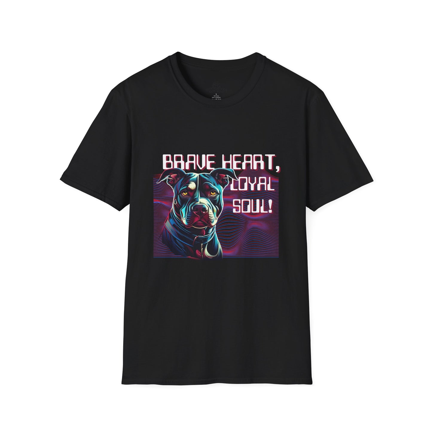 Brave Heart Dog Lover T-Shirt | Unisex Graphic Tee, Pet Memorial Shirt, Gift for Dog Owners, Dog Parent Apparel, Animal Lover Gift