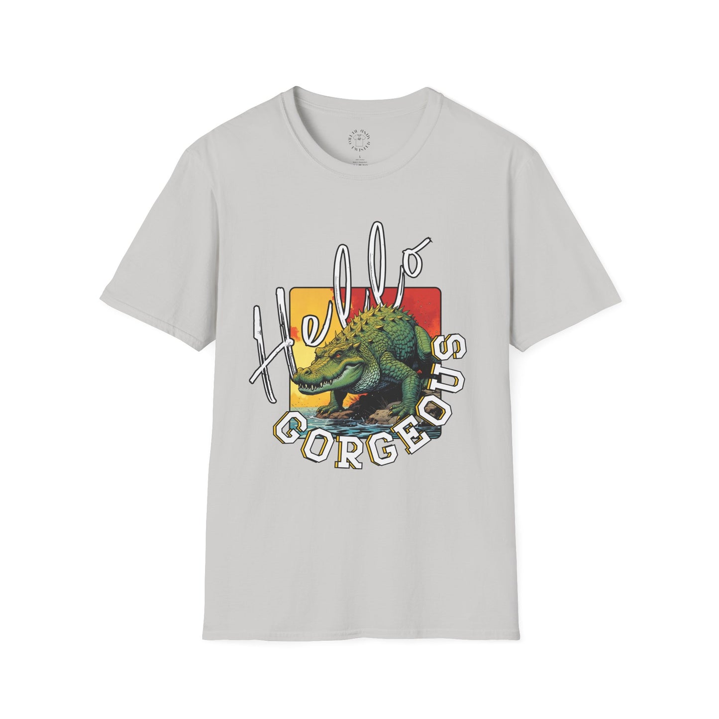 Hello Gorgeous Unisex Softstyle T-Shirt – Fun and Casual Graphic Tee,florida,gator,