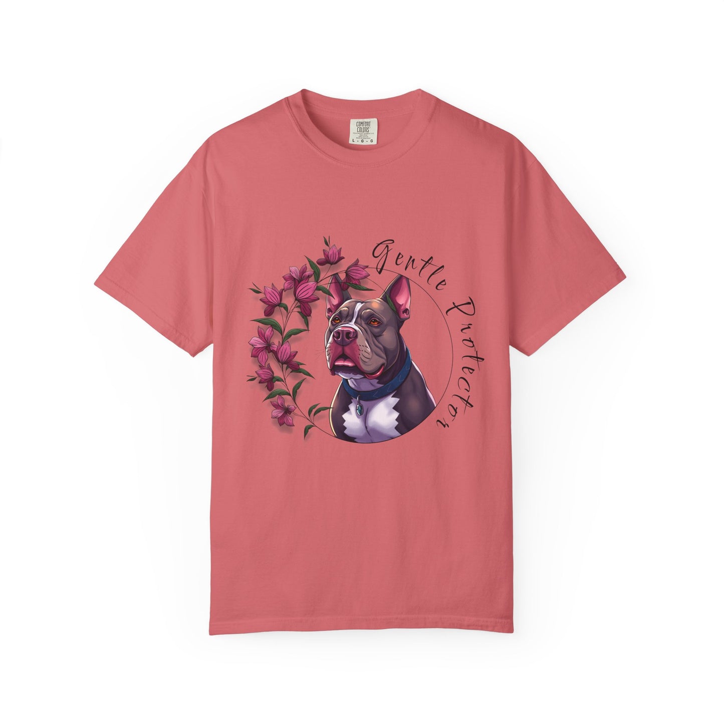 Gentle Protector Dog T-Shirt, Animal Lover Gift, Pet Memorial Tee, Casual Wear, Gift for Dog Owners, Nature T-Shirt