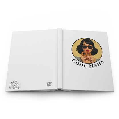 Vintage Cool Mama Hardcover Journal - Perfect Gift for Moms, Stylish Notebook, Recipe Planner, Writing Journal, Travel Diary