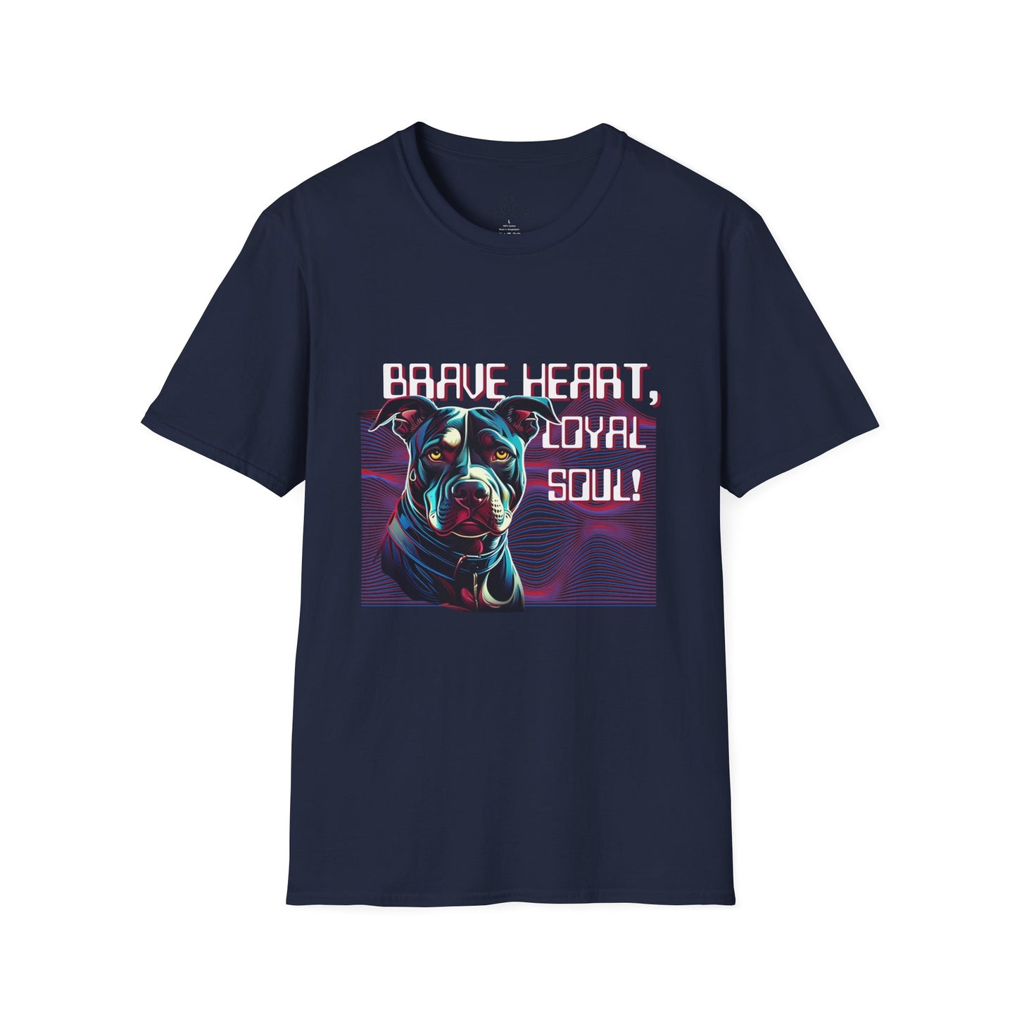 Brave Heart Dog Lover T-Shirt | Unisex Graphic Tee, Pet Memorial Shirt, Gift for Dog Owners, Dog Parent Apparel, Animal Lover Gift
