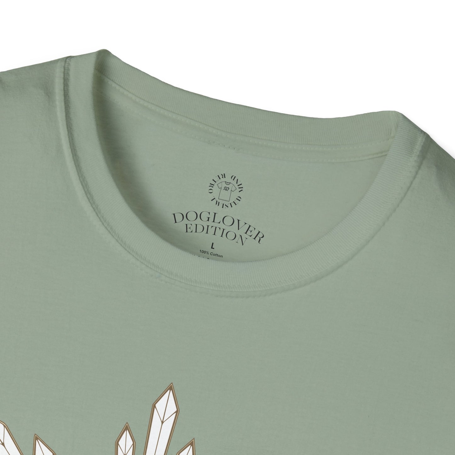 Golden Heart Dog Lover Unisex Softstyle T-Shirt