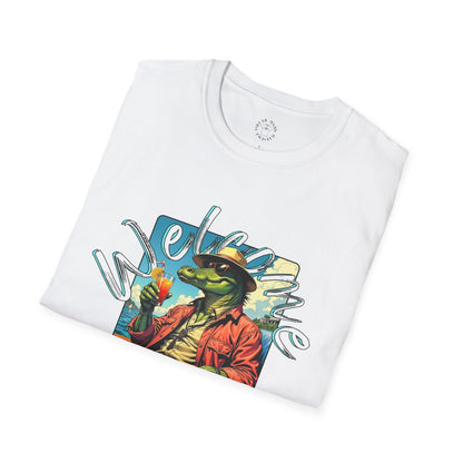 Welcome to Florida Graphic Unisex Softstyle T-Shirt, florida,gator