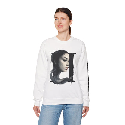Letter H, Stylish Artistic Sweatshirt, Trendy Crewneck, Graphic Sweater, Cozy Unisex Top, Unique Gift for Art Lovers, Everyday Comfort