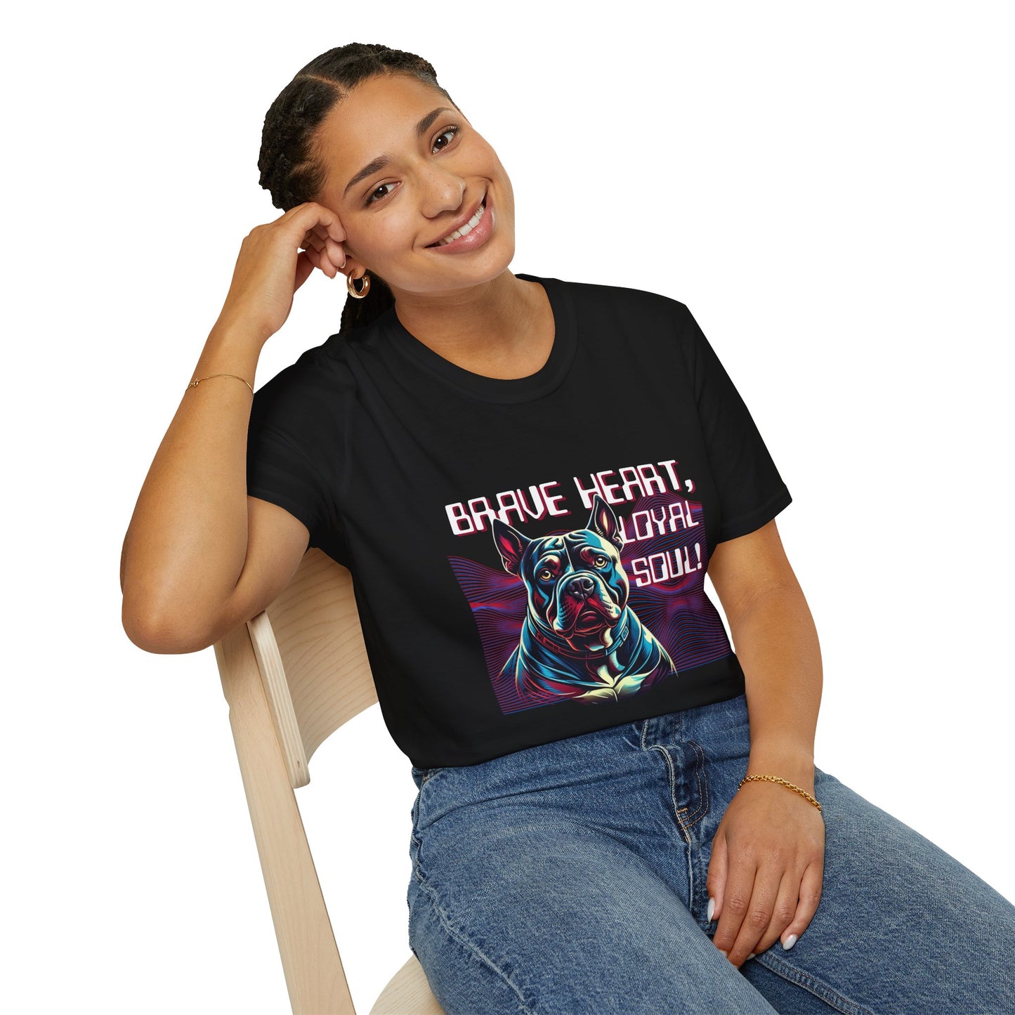Brave Heart Loyal Soul Unisex Softstyle T-Shirt