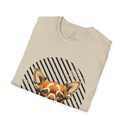Dog Lover's Pure Love Unisex T-Shirt | Vibrant Orange Dog Design