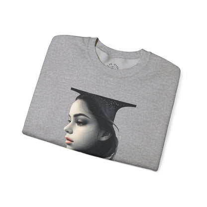Letter I, Stylish Artistic Sweatshirt, Trendy Crewneck, Graphic Sweater, Cozy Unisex Top, Unique Gift for Art Lovers, Everyday Comfort