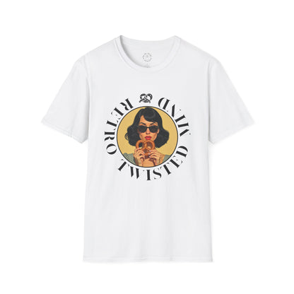 Twisted Mind, Unisex Softstyle T-Shirt - Retro Vibe Graphic Tee, twisted