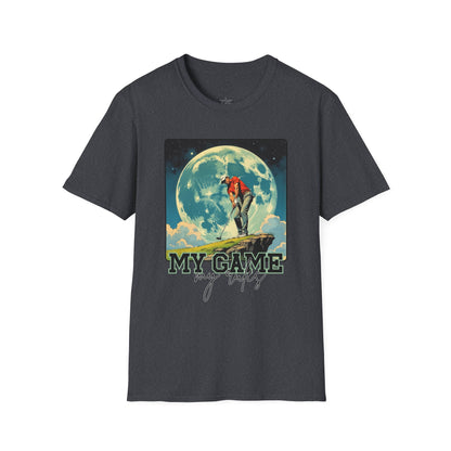 Retro Game Vibes Unisex Softstyle T-Shirt - 'My Game, My Rules' golf.sport