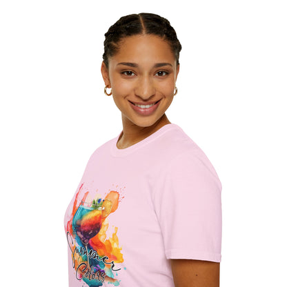 Colorful Artistic T-Shirt with Inspirational Design, Unisex Softstyle Tee, Gift for Art Lovers, Casual Wear, Birthday Gift Idea