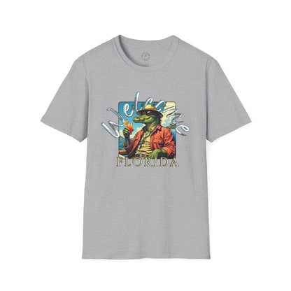 Welcome to Florida Graphic Unisex Softstyle T-Shirt, florida,gator