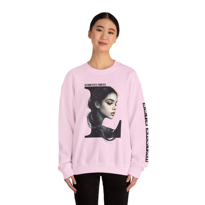 Letter L, Stylish Artistic Sweatshirt, Trendy Crewneck, Graphic Sweater, Cozy Unisex Top, Unique Gift for Art Lovers, Everyday Comfort