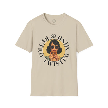 Twisted Mind, Unisex Softstyle T-Shirt - Retro Vibe Graphic Tee, twisted