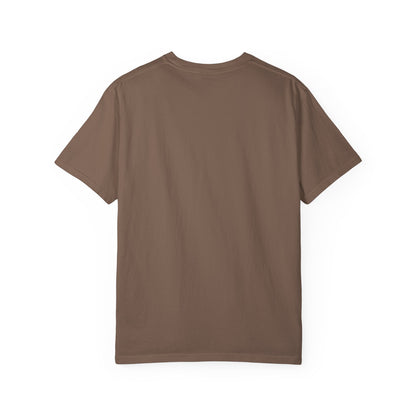Cute French Bulldog Coffee T-Shirt - Unisex Garment-Dyed Tee
