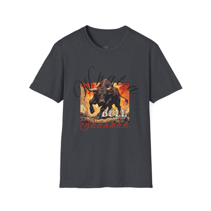 Unisex Bull Graphic T-Shirt - Fierce & Fun Fashion for Animal Lovers,bull