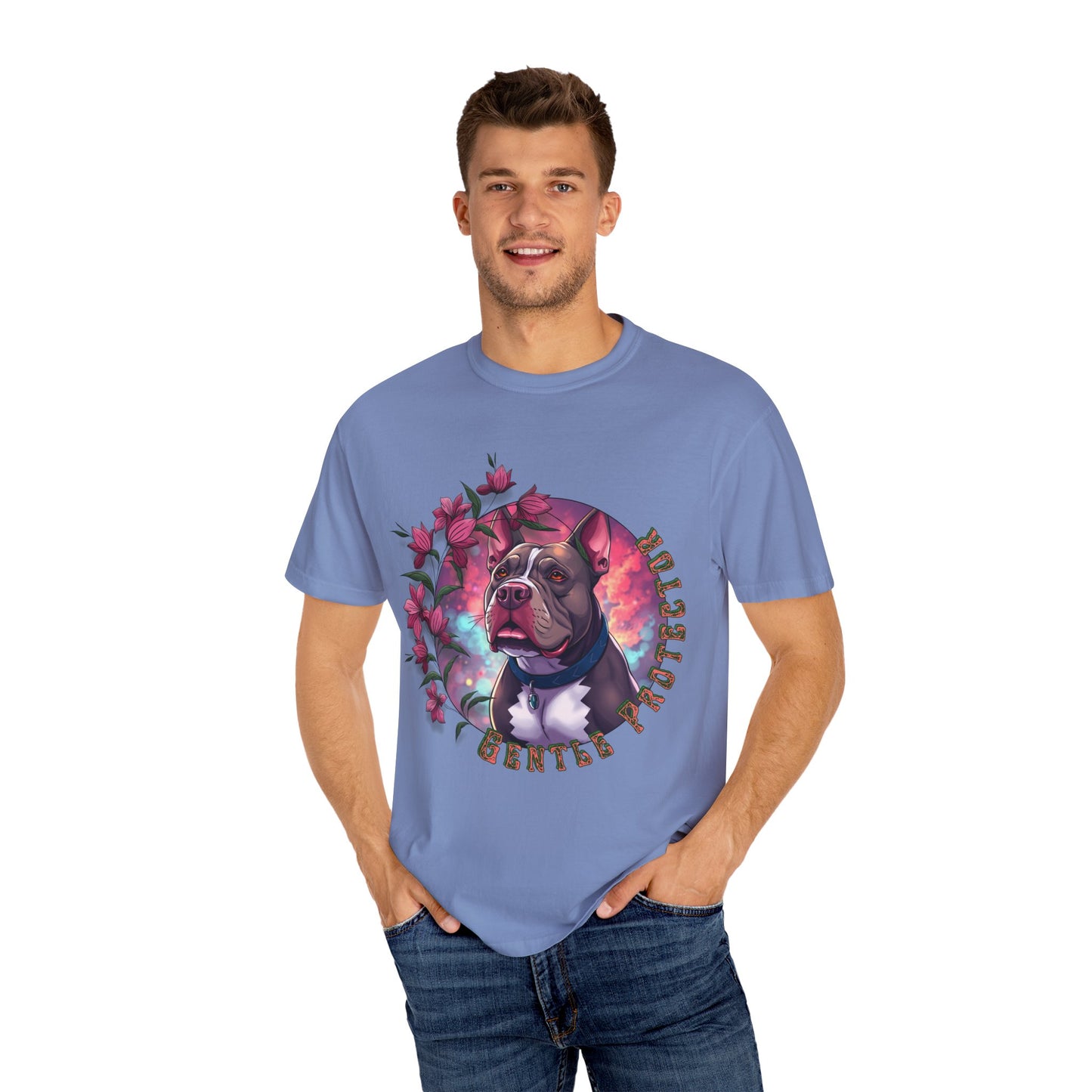 Gentle Protector T-shirt, Dog Lover Gift, Animal Rescue Tee, Pet Awareness Shirt, Mother's Day Present, Casual Everyday Wear