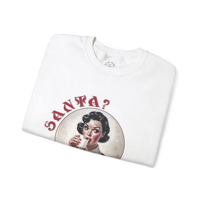 Funny Cookie Lover Sweatshirt - Retro Design - Santa? Christmas