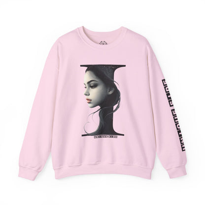 Letter I, Stylish Artistic Sweatshirt, Trendy Crewneck, Graphic Sweater, Cozy Unisex Top, Unique Gift for Art Lovers, Everyday Comfort