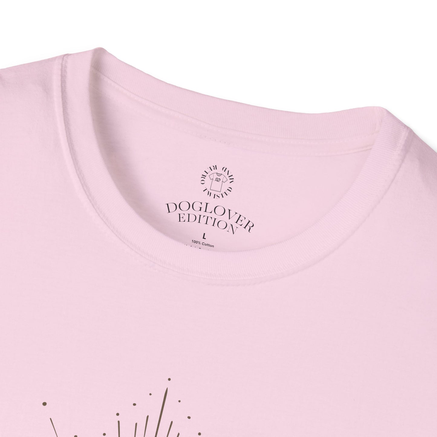 Golden Heart Unisex Softstyle T-Shirt - Perfect Gift for Dog Lovers