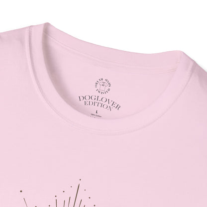 Golden Heart Unisex Softstyle T-Shirt - Perfect Gift for Dog Lovers