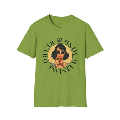 Twisted Mind, Unisex Softstyle T-Shirt - Retro Vibe Graphic Tee, twisted