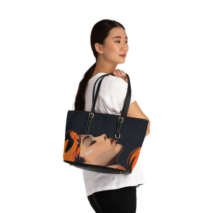 Orange dream.PU Leather Shoulder Bag