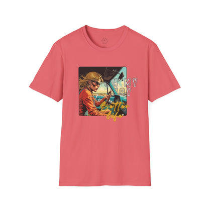 In My Element Graphic T-Shirt | Unisex Softstyle Tee,woman driving