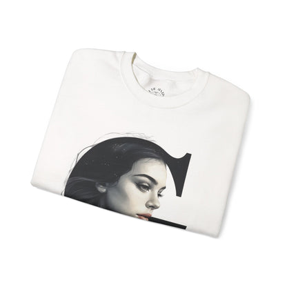 Letter G, Stylish Artistic Sweatshirt, Trendy Crewneck, Graphic Sweater, Cozy Unisex Top, Unique Gift for Art Lovers, Everyday Comfort