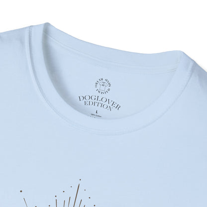 Golden Heart Unisex Softstyle T-Shirt - Perfect Gift for Dog Lovers