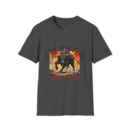 Unisex Bull Graphic T-Shirt - Fierce & Fun Fashion for Animal Lovers,bull