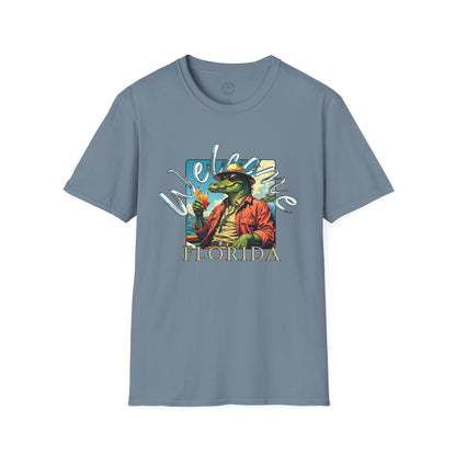 Welcome to Florida Graphic Unisex Softstyle T-Shirt, florida,gator