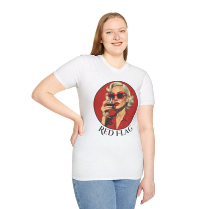 Vintage Red Flag T-Shirt for Fun-Loving Souls.twisted