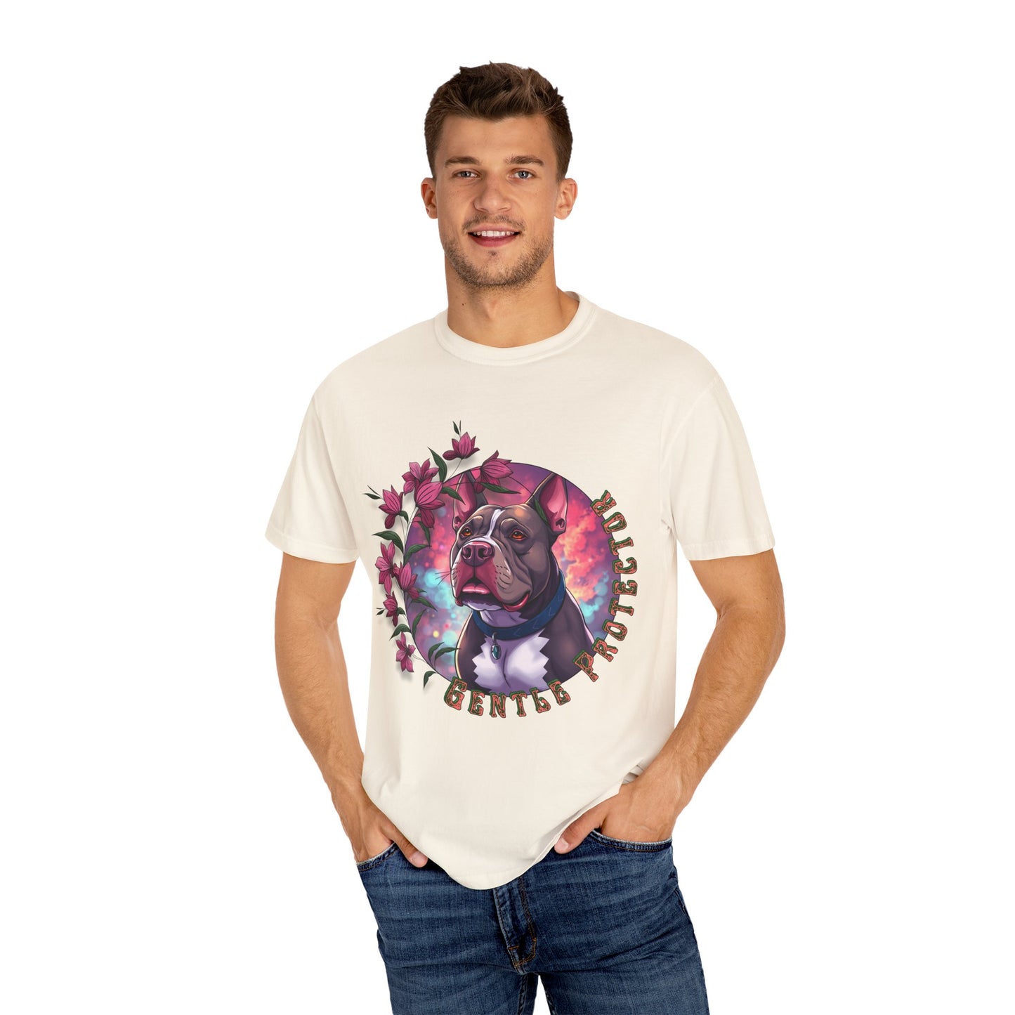 Gentle Protector T-shirt, Dog Lover Gift, Animal Rescue Tee, Pet Awareness Shirt, Mother's Day Present, Casual Everyday Wear