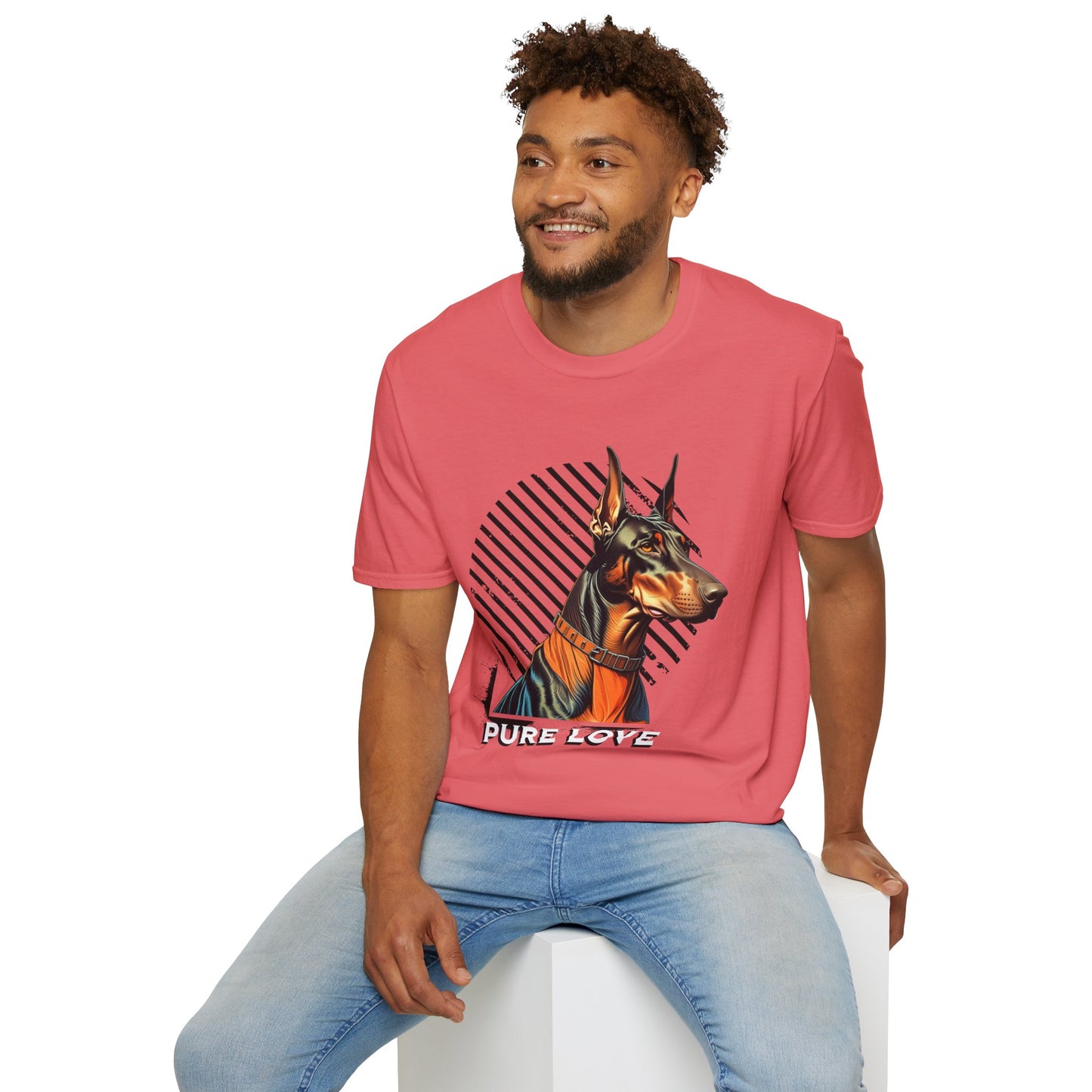 Pure Love Doberman T-Shirt - Perfect for Dog Lovers